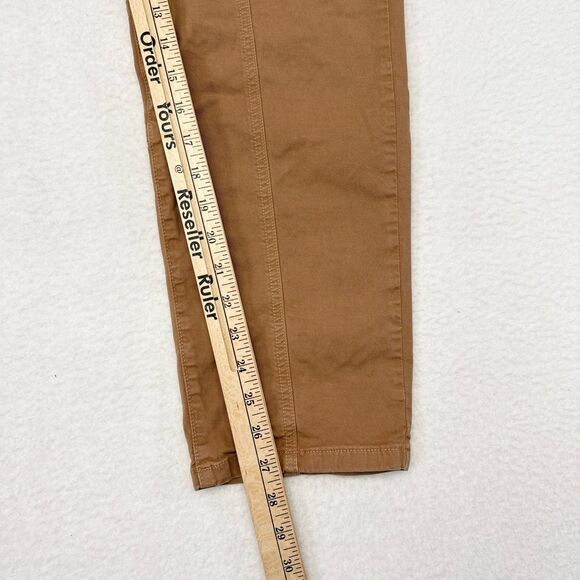Veronica Beard Jeans Womens Size 29 Karter Straight Leg High Rise Tan Designer - Picture 9 of 10